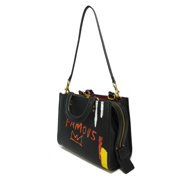 楽天市場】コーチ COACH ハンドバッグ バスキア ローグ 25 王冠 ペブル 