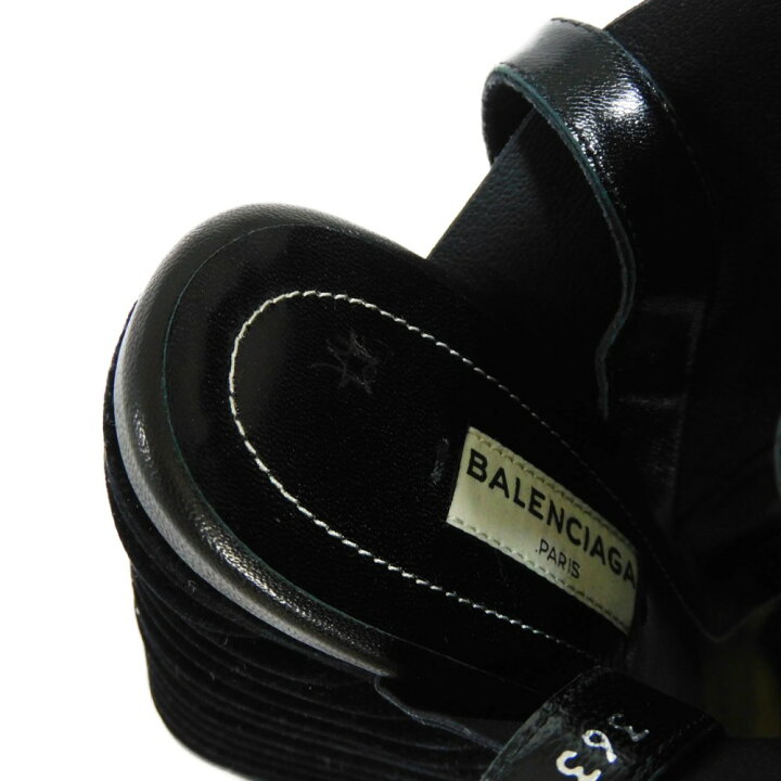 楽天市場】バレンシアガ BALENCIAGA サンダル ウェッジソール 37 