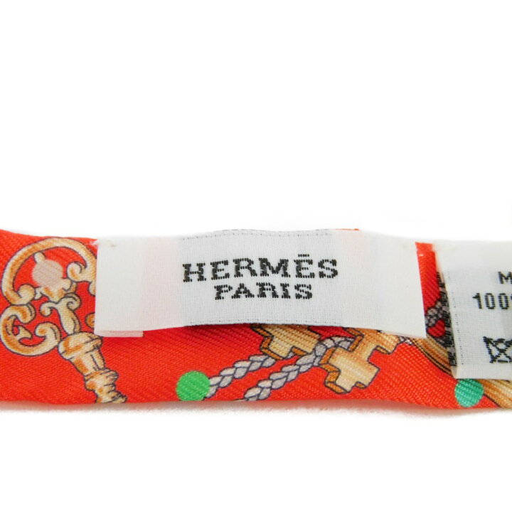 楽天市場】エルメス HERMES スカーフ ツイリー ドール Les Cles a Pois 