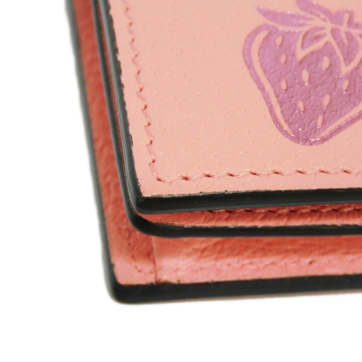 楽天市場】グッチ GUCCI 二つ折り財布 ストロベリー＆チェリー  