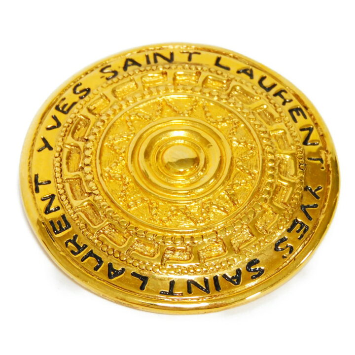 楽天市場】イヴ・サンローラン YVES SAINT LAURENT ブローチ ラウンド 
