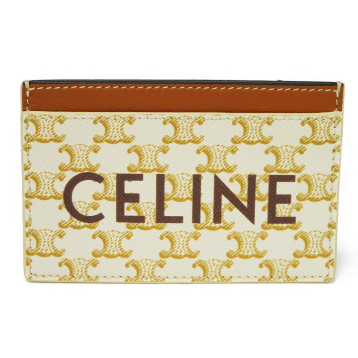 楽天市場】セリーヌ CELINE カードケース ロゴ カードホルダー パス 