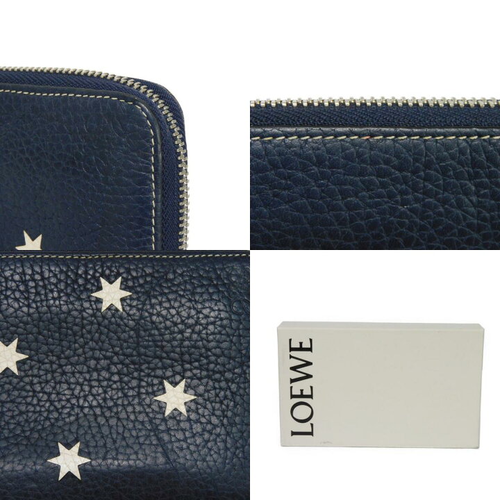 楽天市場】ロエベ LOEWE 長財布 スター プリント ジップアラウンド  