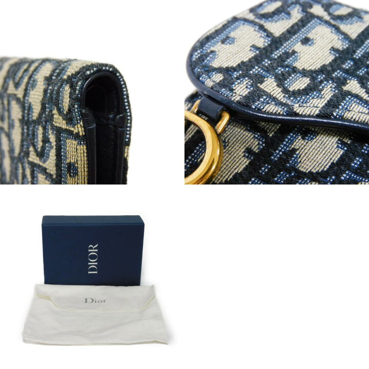 楽天市場】ディオール Dior 三つ折り財布 サドル ロータス ウォレット  