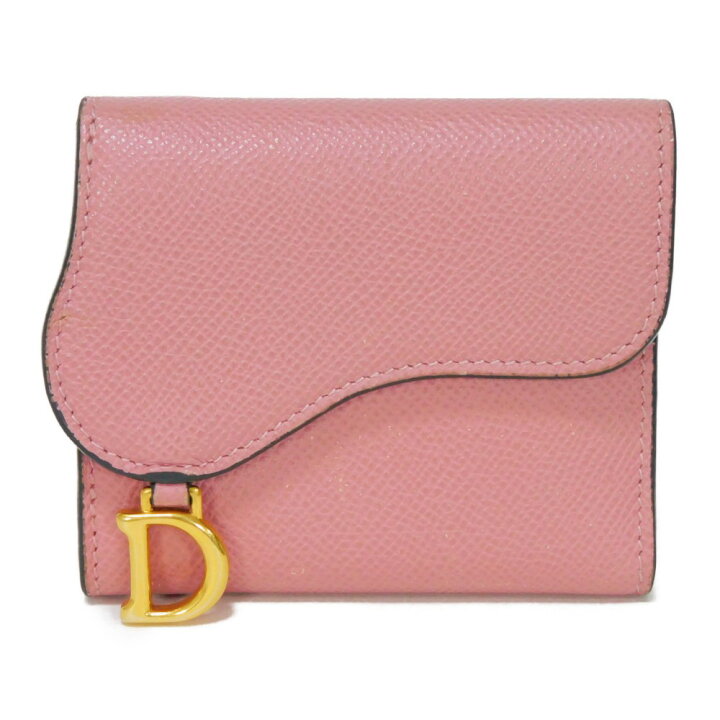 楽天市場】ディオール Dior 三つ折り財布 サドル ロータス ウォレット 