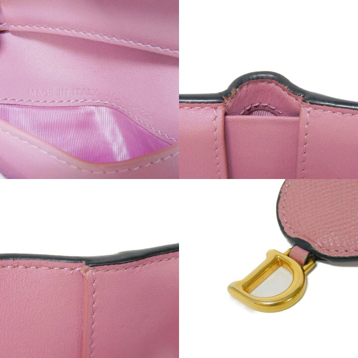 楽天市場】ディオール Dior 三つ折り財布 サドル ロータス ウォレット  