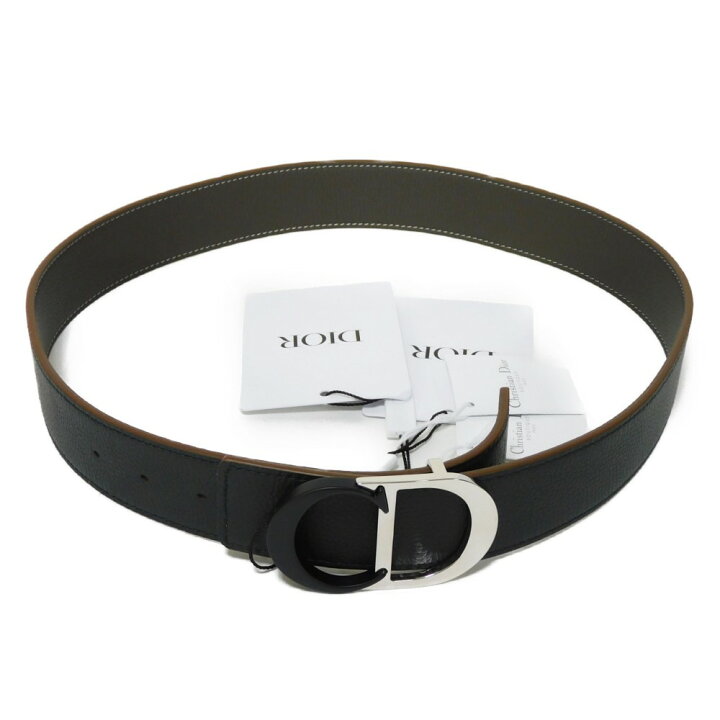 楽天市場】ディオール Dior ベルト CD アイコン リバーシブル 40MM  