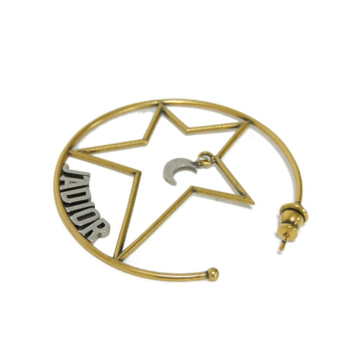 楽天市場】ディオール Dior ピアス スター ムーン フープ ジャ 