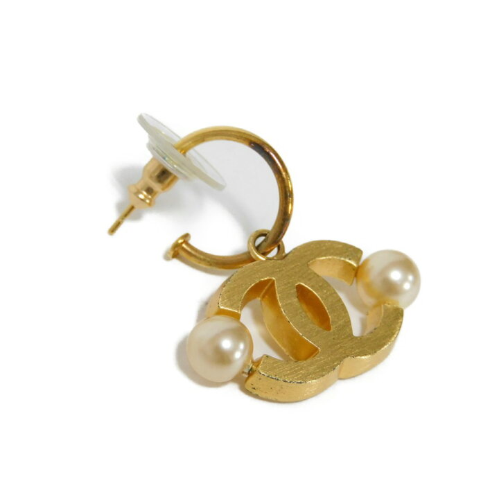 楽天市場】シャネル CHANEL ピアス コスチューム パール スイング ココ 