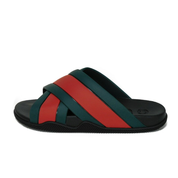 楽天市場】グッチ GUCCI サンダル ウェブ ストライプ スライドサンダル  