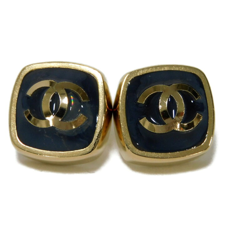 楽天市場】シャネル CHANEL ピアス スクエア ココマーク L22B クリア  