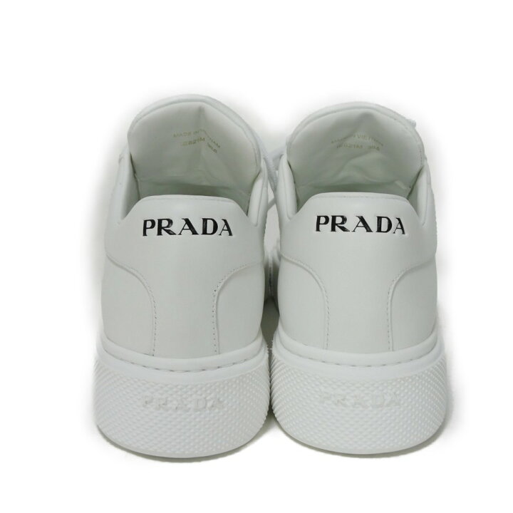 楽天市場】プラダ PRADA スニーカー ロゴ プリント ロートップ 38.5 
