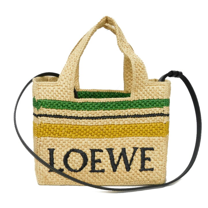 楽天市場】ロエベ LOEWE トートバッグ ストライプ フォント トート 