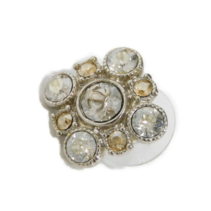 楽天市場】シャネル CHANEL ピアス クリスタル フラワー ココマーク 