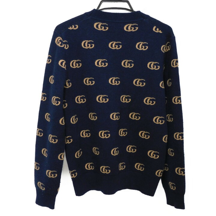 楽天市場】グッチ GUCCI カーディガン GG ジャガード ニット ダブルG 