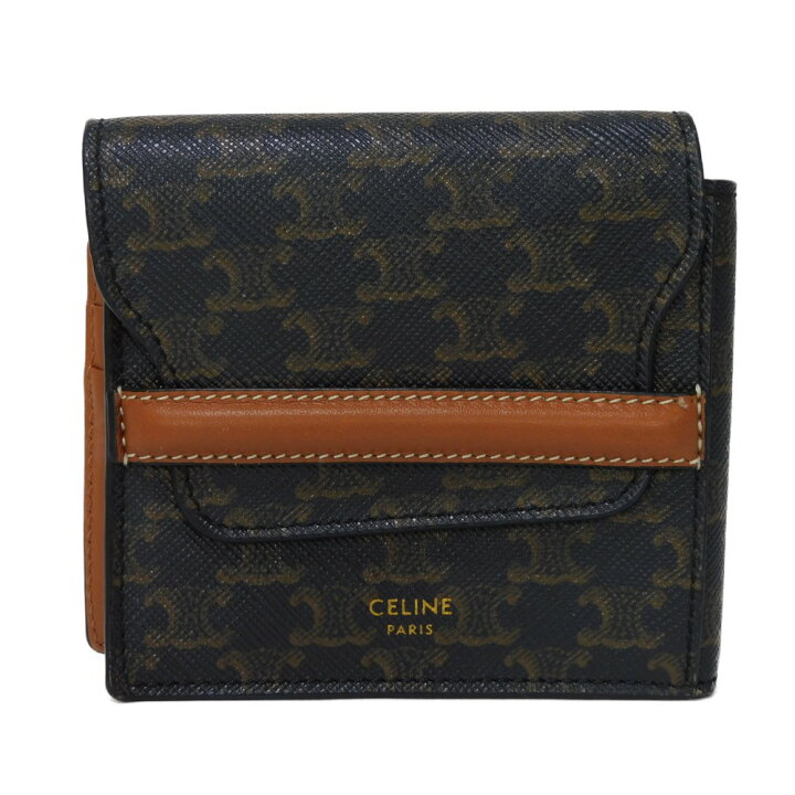 楽天市場】セリーヌ CELINE 二つ折り財布 オリガミ フラップ 
