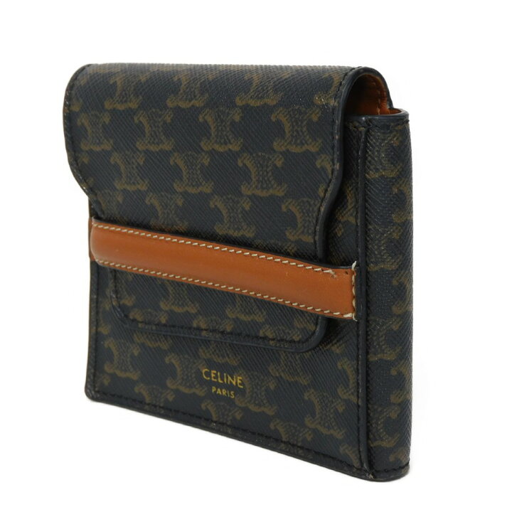 楽天市場】セリーヌ CELINE 二つ折り財布 オリガミ フラップ 