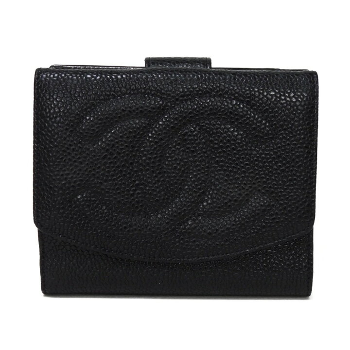 楽天市場】シャネル CHANEL 二つ折り財布 スモール フラップ 