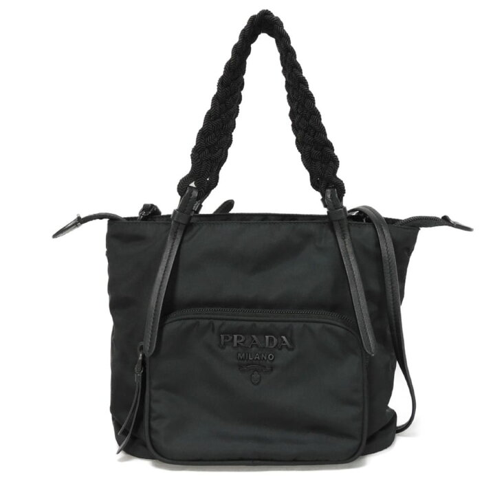 楽天市場】プラダ PRADA トートバッグ テスート トート ブラック