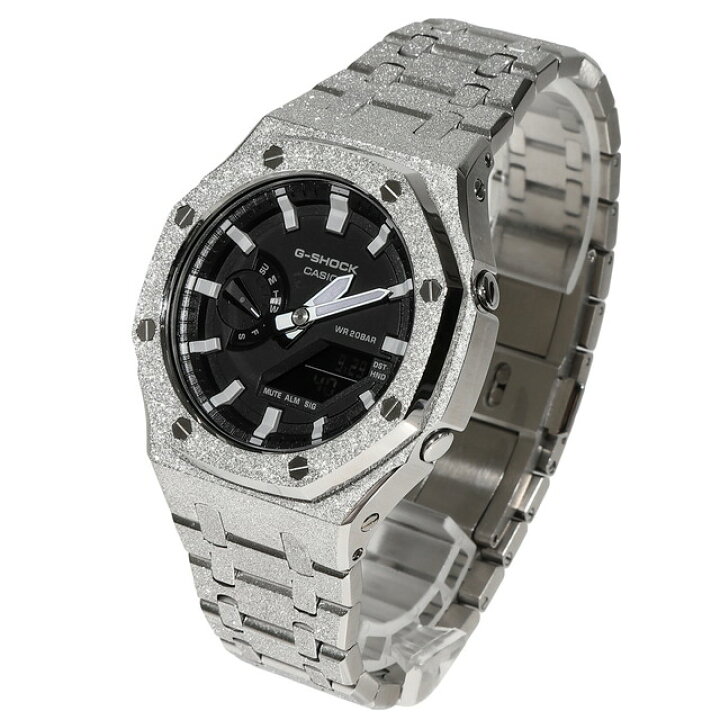 楽天市場】G-SHOCK GA2100 メタル カスタム フロステッド カシオーク 
