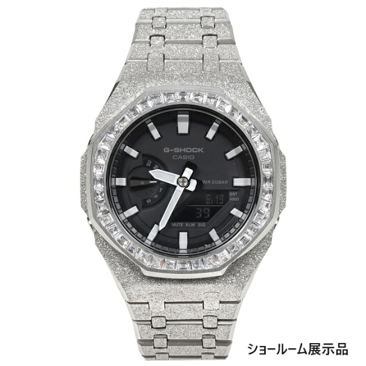 G-SHOCK GA2100SB メタル カスタム フルカスタム カシオーク CZダイヤ 