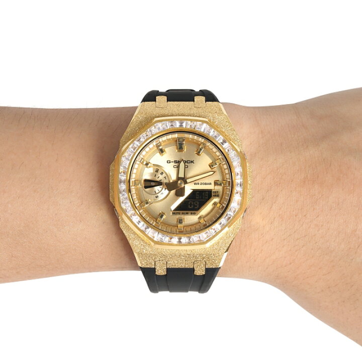楽天市場】G-SHOCK GA2100GB GARISH メタル カスタム フロステッド 