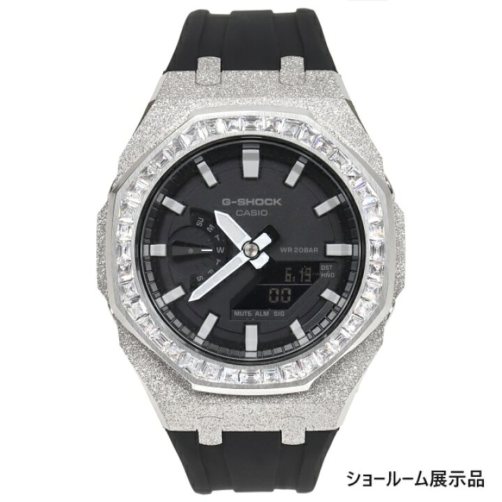 楽天市場】G-SHOCK GA2100 メタル カスタム フロステッド バゲッド  