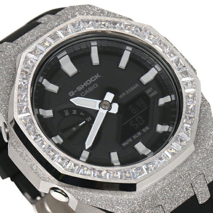 楽天市場】G-SHOCK GA2100 メタル カスタム フロステッド バゲッド 