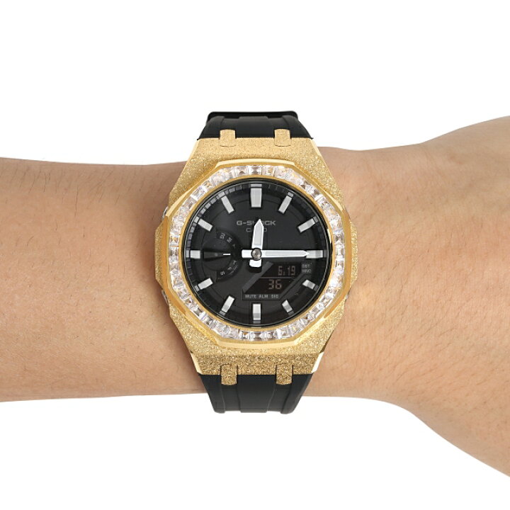 楽天市場】G-SHOCK GA2100GB GARISH メタル カスタム フロステッド 