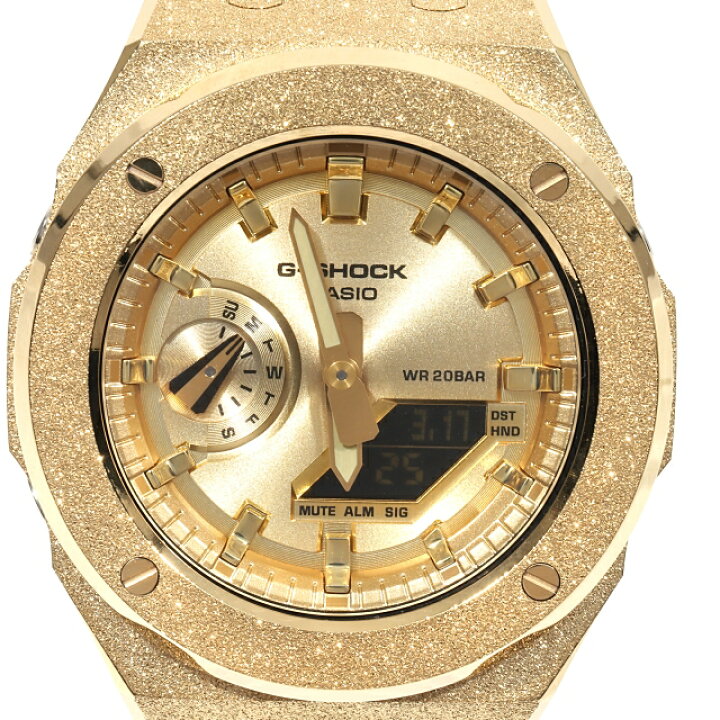 楽天市場】G-SHOCK GA2100gb GARISH GOLD フロステッド カスタム 