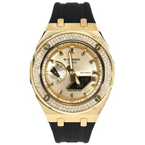 ���A�T�i�C�g G-SHOCK �J�X�^�� GA2100 �J�V�I�[�N ���o�[�o���h 2�A�x�[�� 1ct Moissanite �x�[�� �ӕʏ� 1�N�ۏؕt��