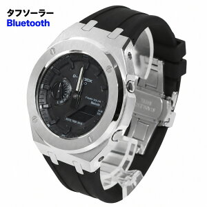�J�X�^�� G-SHOCK �J�V�I�[�N GA-B2100 �^�t�\�[���[ Bluetooth �V���o�[ �X�e�����X �u���b�N���o�[�o���h