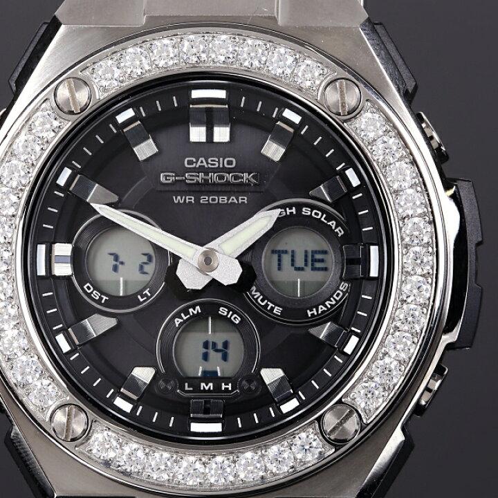 楽天市場】G-SHOCK G-Steel GST w300 大粒CZダイヤ（キュービック 
