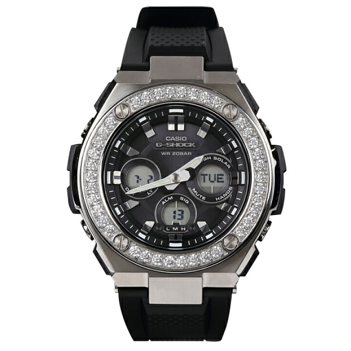 楽天市場】G-SHOCK G-Steel GST w300 大粒CZダイヤ（キュービック  