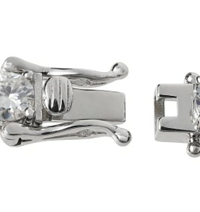 楽天市場】モアサナイト 6mm テニスブレスレット シルバー 925Silver  