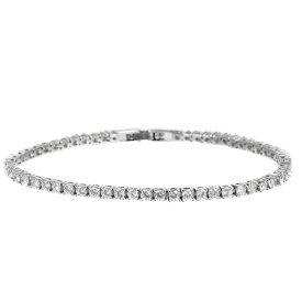 テニスブレスレット 3mm CZ（キュービック・ジルコニア）
