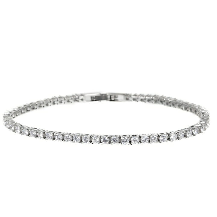 楽天市場】テニスブレスレット 3mm CZダイヤ（キュービック 