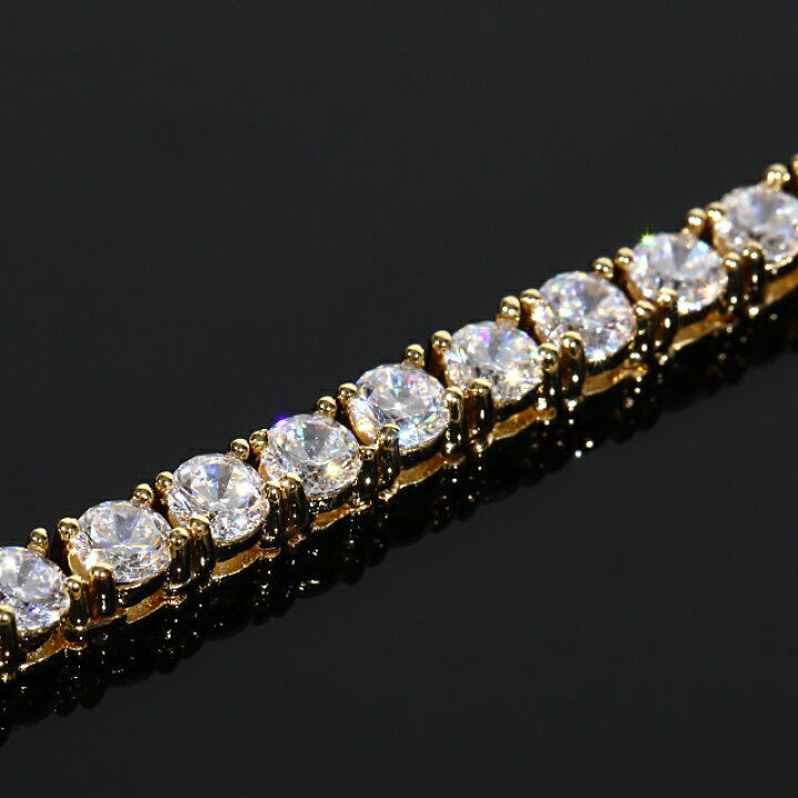楽天市場】テニスネックレス 4mm／45cm CZ（ジルコニア 