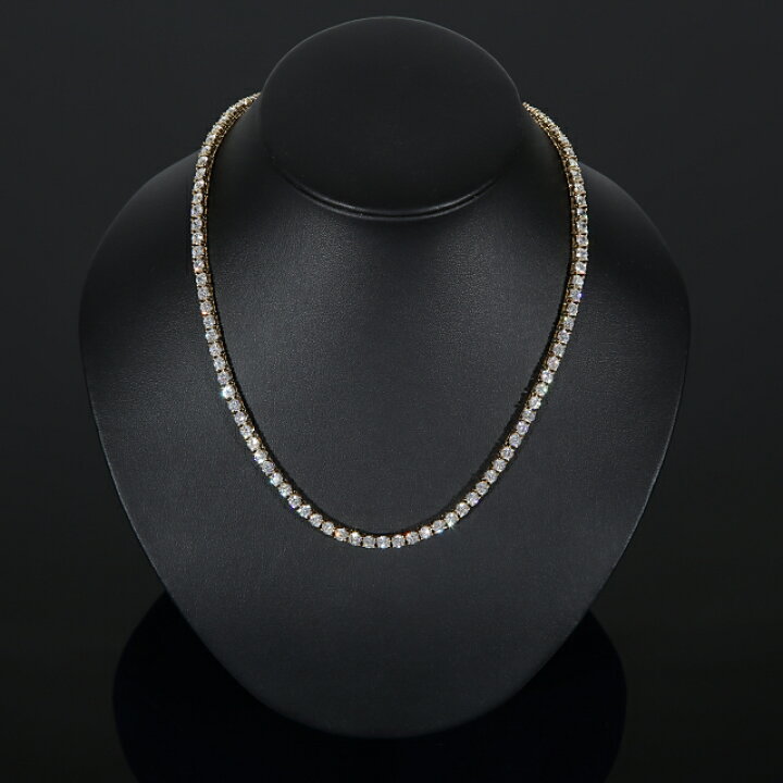 楽天市場】テニスネックレス 4mm／45cm CZ（ジルコニア 