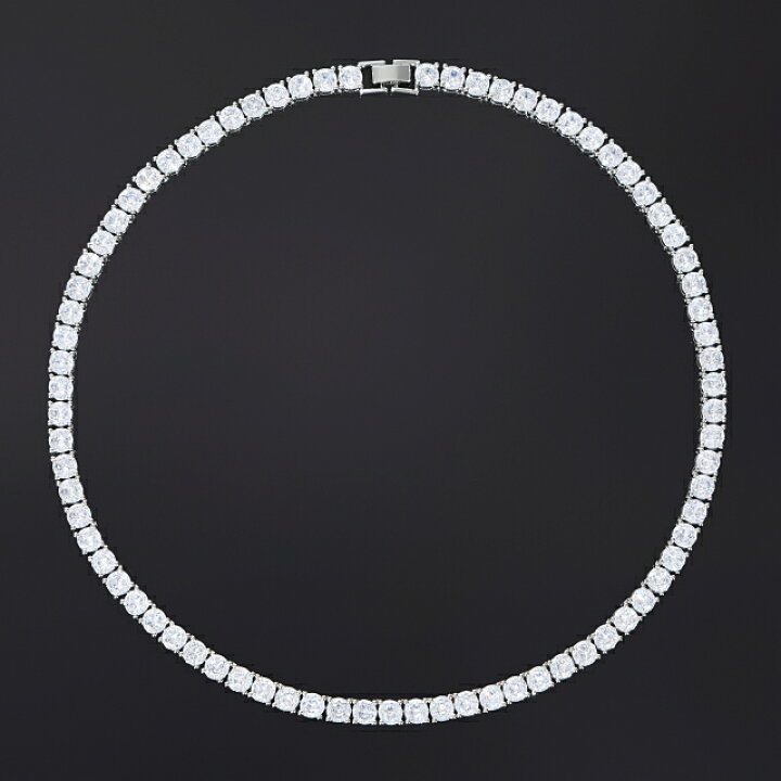 楽天市場】幅6mmx50cm テニスネックレス テニスチェーン 