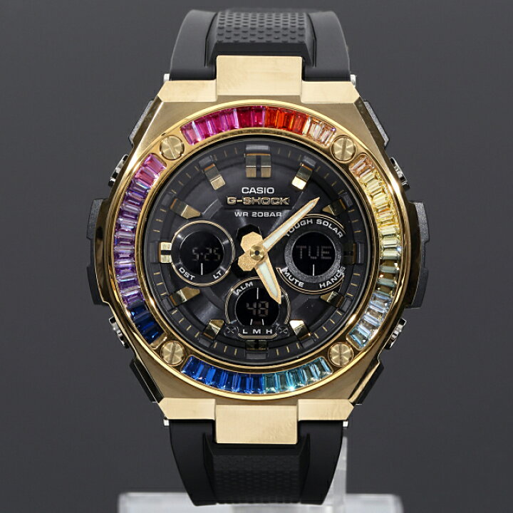 楽天市場】G-SHOCK ゴールド GST s300g Gスチール G-Steel Gショック 