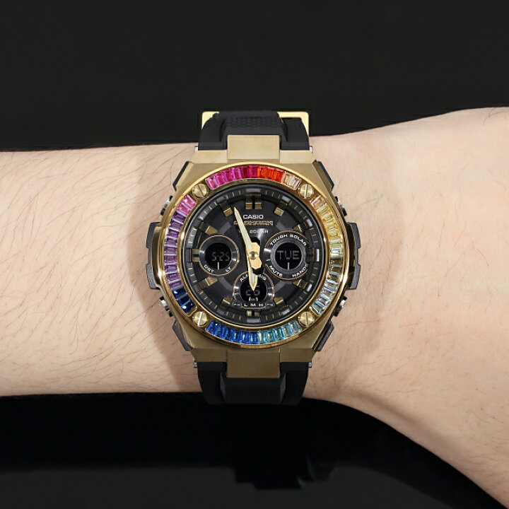 楽天市場】G-SHOCK ゴールド GST s300g Gスチール G-Steel Gショック 