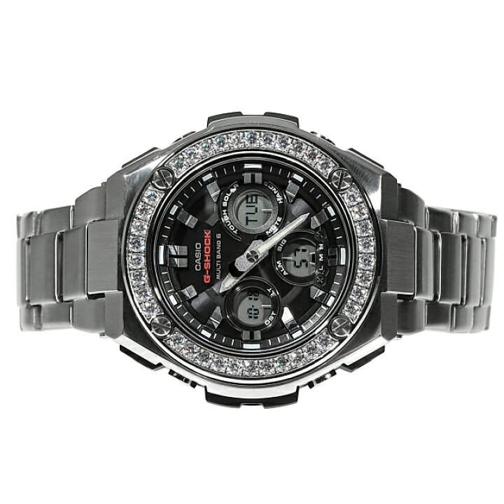 楽天市場】G-SHOCK Gスチール GST w310 大粒CZダイヤ（キュービック 