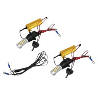 T20 LED シングル ウインカーポジション キット ホワイト アンバー 抵抗器 汎用 簡単取付け ウインカー …