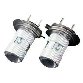 H7 LED フォグ フォグランプ 汎用 CREE LED 25W 白 ホワイト プロジェクター レンズ付 2個セット 純正 フォグ フォグランプ 交換用 LED バルブ BROS ブロス製