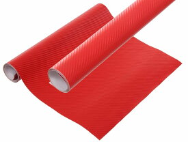 カーラッピングシート カーボディ ラッピング レッド カーボン カーラッピング フィルム 152cm×100cm 赤 カーボン 車