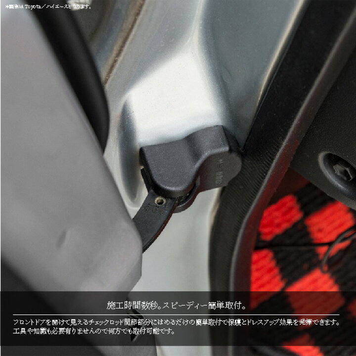 楽天市場 C27 セレナ パーツ ドアチェッカーカバー ヒンジカバー 全グレード対応 2個セット 傷防止 サビ防止 汚れ防止 運転席 助手席 簡単取付 ドアチェックロッド 樹脂製 クロスリンク