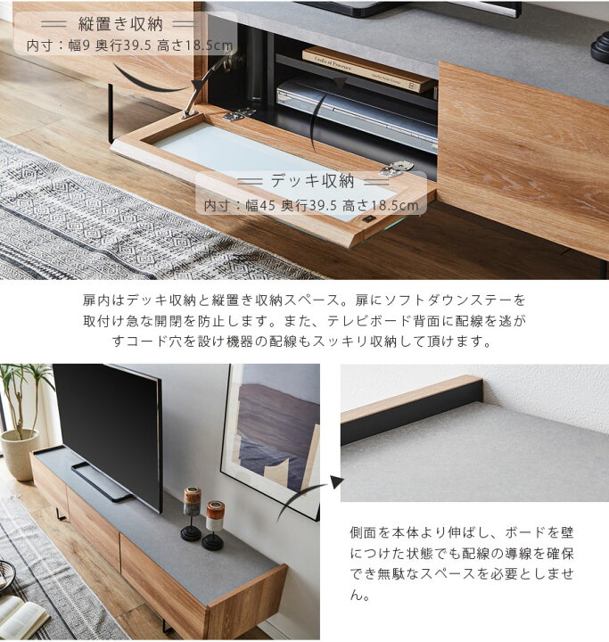 楽天市場】最大【15%OFFクーポン】【送料無料】 テレビボード TVボード 