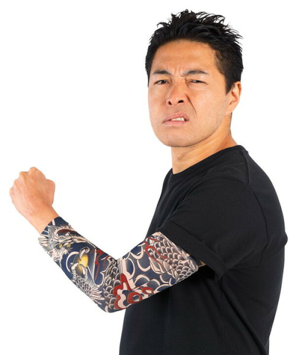 楽天市場 期間限定10 Off イベントグッズ 宴会の達人 タトゥースリーブ 龍 1352 正規メーカー品 コスプレ 衣装 小物 ネタ クリスタルハート