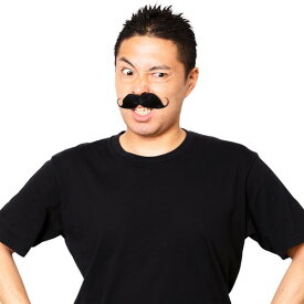 イベントグッズ 宴会の達人「画家のひげ／黒」(891673)【正規メーカー品】コスプレ 小物 おもしろ ネタ+